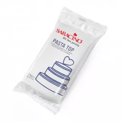 Potahovací hmota - PASTA TOP bílá 1kg - Saracino