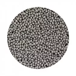 Cukrové perly stříbrné metalické 2mm 1kg - I LOVE CAKES