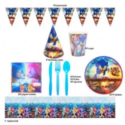 Velká sada na párty ježek Sonic - Cakesicq