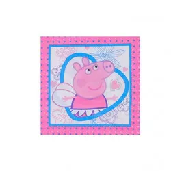 Papírové ubrousky 33x33cm 10ks Prasátko Peppa - Cakesicq