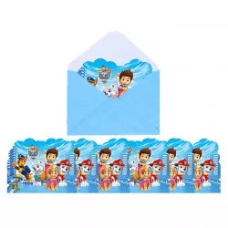 Pozvánka na narozeniny 10ks Paw Patroll - Cakesicq