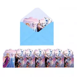 Pozvánka na narozeniny 10ks Frozen - Cakesicq