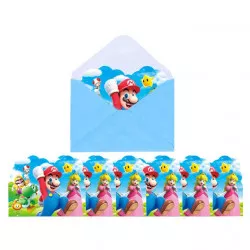 Pozvánka na narozeniny 10ks Mario - Cakesicq