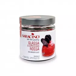 Zrcadlová poleva červená 350g - Saracino