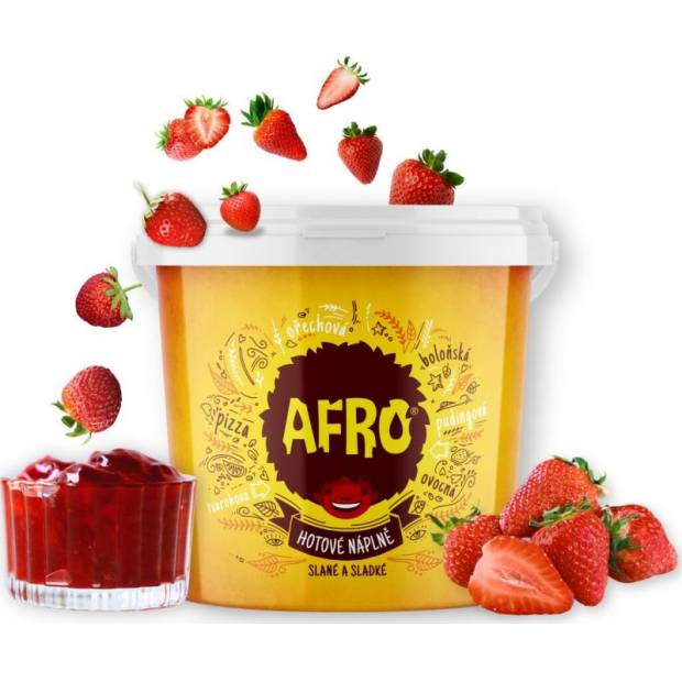 Jahodová náplň 5kg - Afro