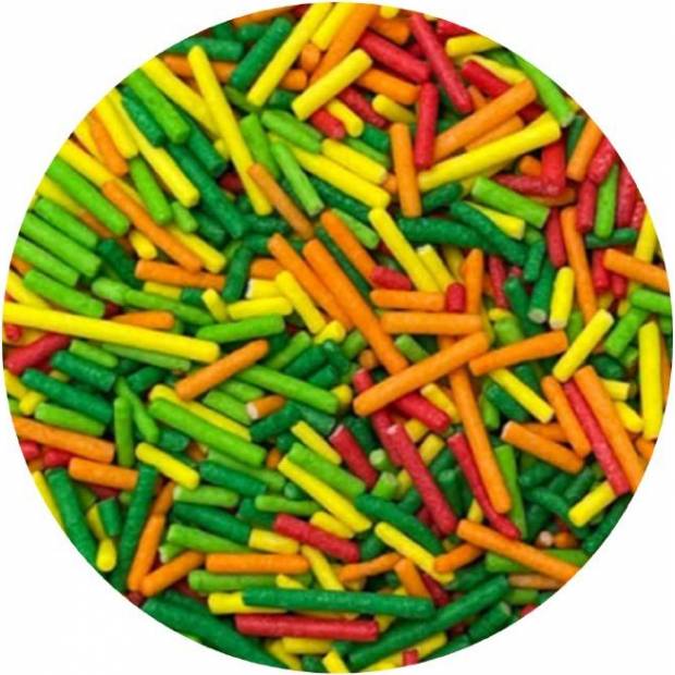 Cukrové tyčinky barevný mix 80g - I LOVE CAKES