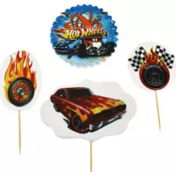 Cukrová figurka zápich Hot wheels