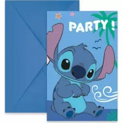 Pozvánka na párty Stitch 6 ks - Procos