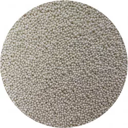 Cukrové perličky metalické bílé 2mm 80g - I LOVE CAKES