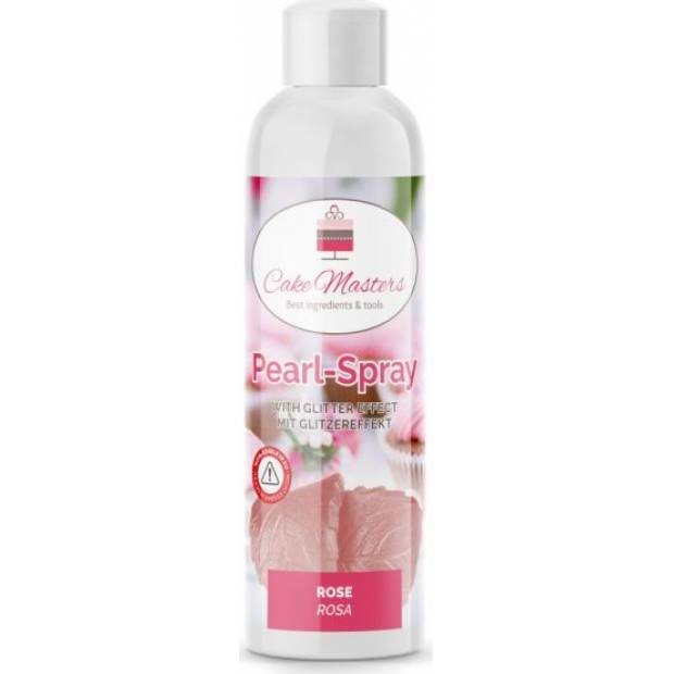 Barva ve spreji perleťová 100ml, růžová - Cake Masters