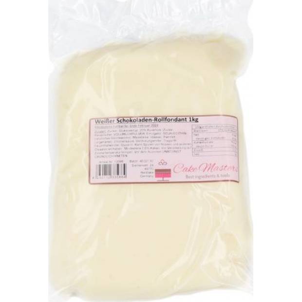 Bílý čokoládový fondán 1kg - Cake Masters