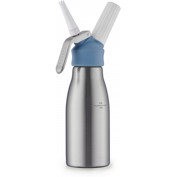Šlehačková láhev WHIPcreamer Harmony 0,5l Modrá - Kayser