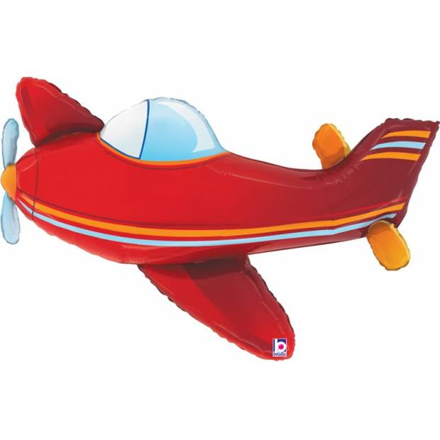 Nafukovací balónek červené letadlo 94 cm - Grabo