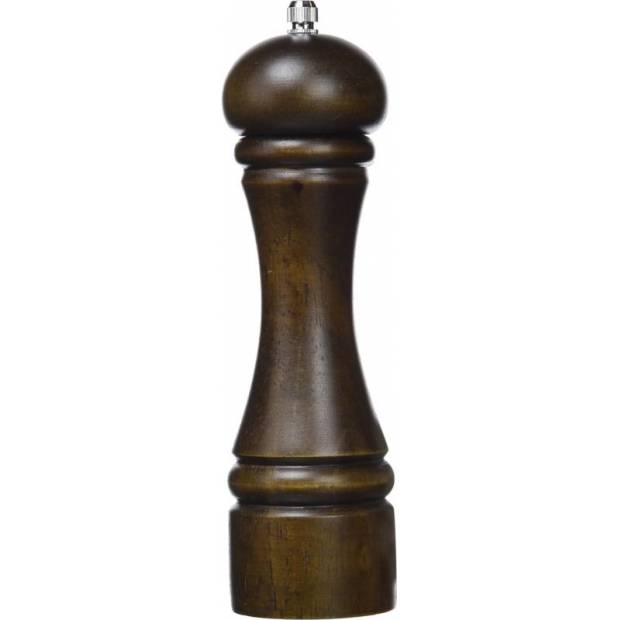 Dřevěný mlýnek na pepř tmavý 20cm - Ibili