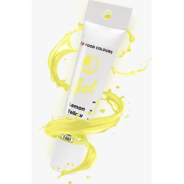 Food Colours gelová barva tuba Lemon Yellow 30 g