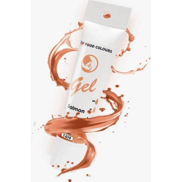 Food Colours gelová barva tuba Salmon 30 g