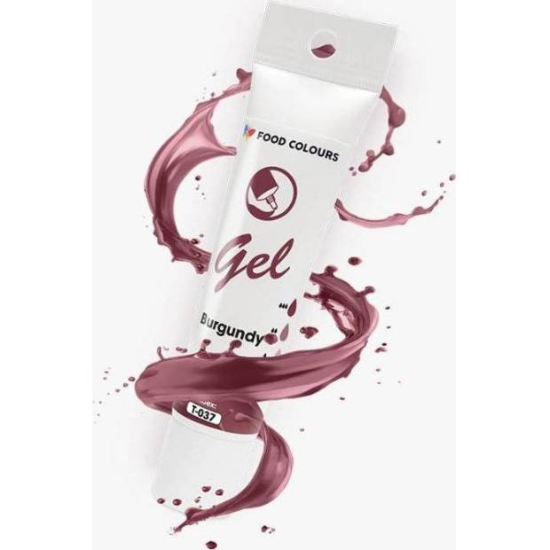 Food Colours gelová barva tuba Burgundy 30 g