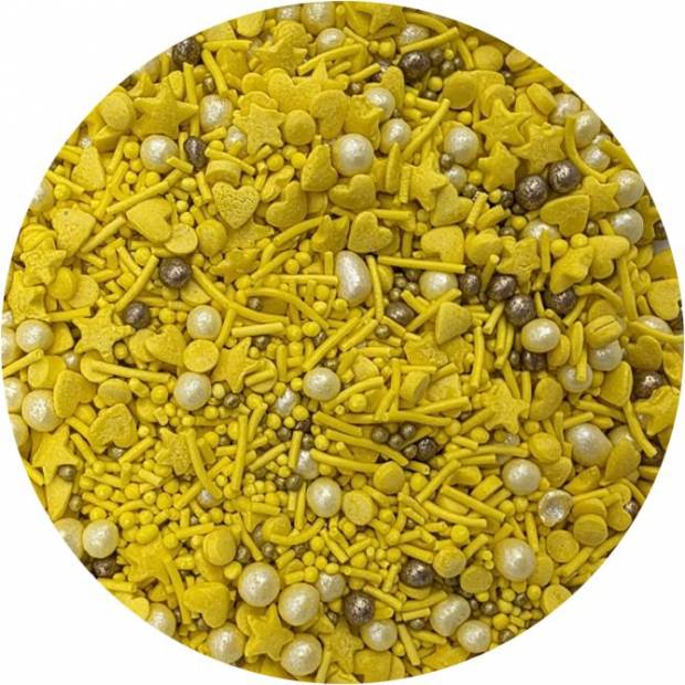 Cukrové zdobení Zlatý mix 80g - I LOVE CAKES