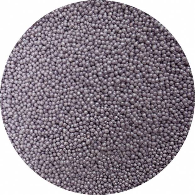 Cukrové perličky metalické levandulové 2mm 80g - I LOVE CAKES
