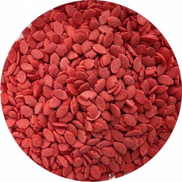 Cukrové zdobení červené pusinky 80g - I LOVE CAKES