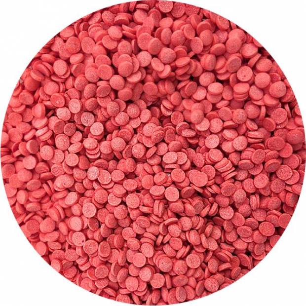 Cukrové zdobení červené konfety 80g - I LOVE CAKES