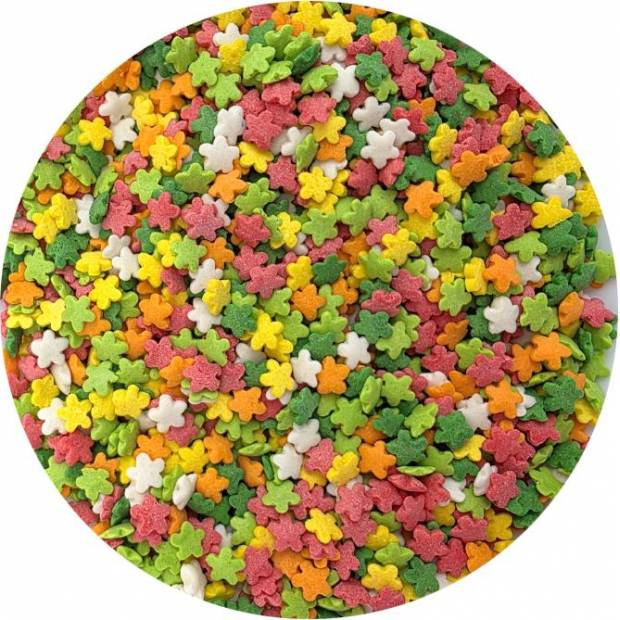 Cukrové zdobení Rozkvetlá zahrada 80g - I LOVE CAKES