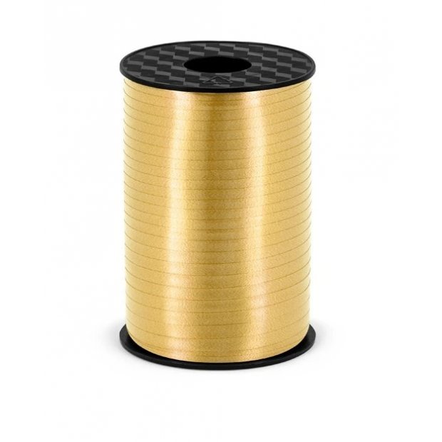 Stuha zlatá 5mm/225m - PartyDeco