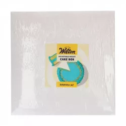 Dortová krabice bílá 35x35x20-28cm - Wilton