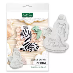 Silikonová formička zebra - Katy Sue