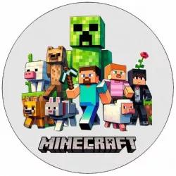 Jedlý papír Minecraft all 19,5cm - Pictu Hap