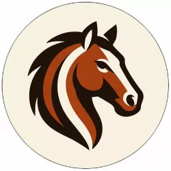 Jedlý papír kůň logo 19,5cm - Pictu Hap