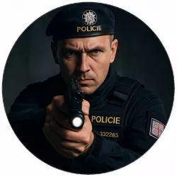 Jedlý papír policie 19,5cm - Pictu Hap