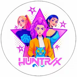 Jedlý papír KPop Demon Hunters 19,5cm - Pictu Hap