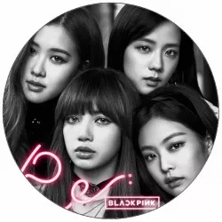 Jedlý papír Black pink 19,5cm - Pictu Hap