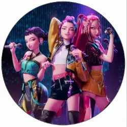 Jedlý papír K-pop Lovkyně démonů 19,5cm - Pictu Hap