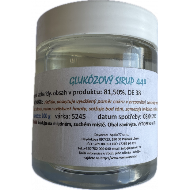 Glukózový sirup 200g - Kelmy