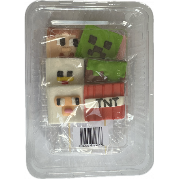Cukrová figurka zápich do dortu Minecraft - K Decor