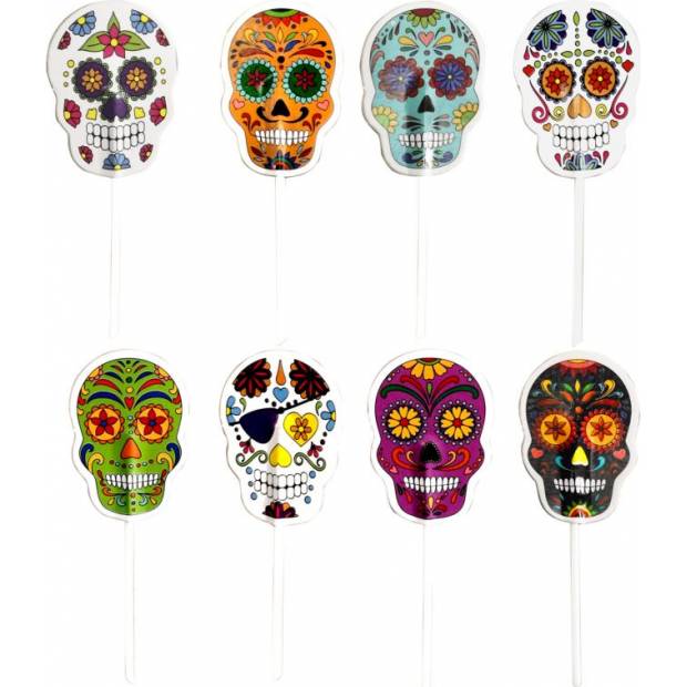 Halloweenské zápichy lepky 8ks - Dekora