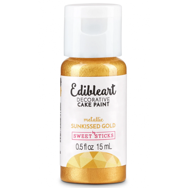 Metalická barva tekutá 15ml Sunkissed Gold - Sweet Sticks