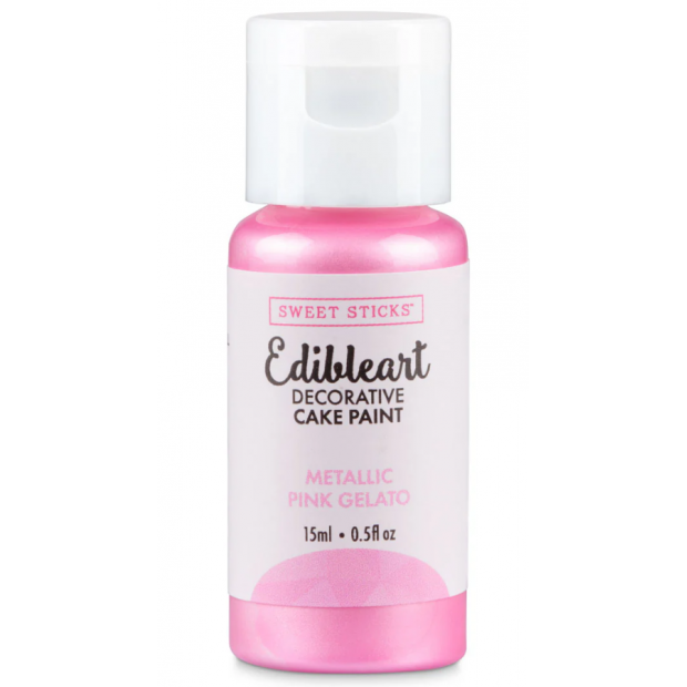 Metalická barva tekutá 15ml Pink Gelato - Sweet Sticks