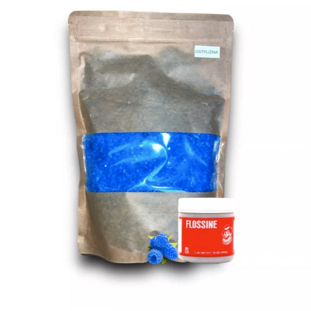 FlossArt Barevný super hrubý cukr - 1 Kg - Ostružina - Knapro