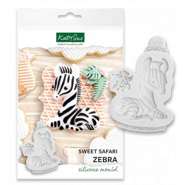Silikonová formička zebra - Katy Sue