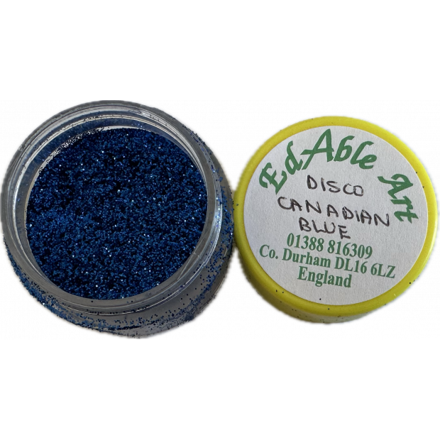 Třpyt dekorační disco Canadian Blue - Edable Art