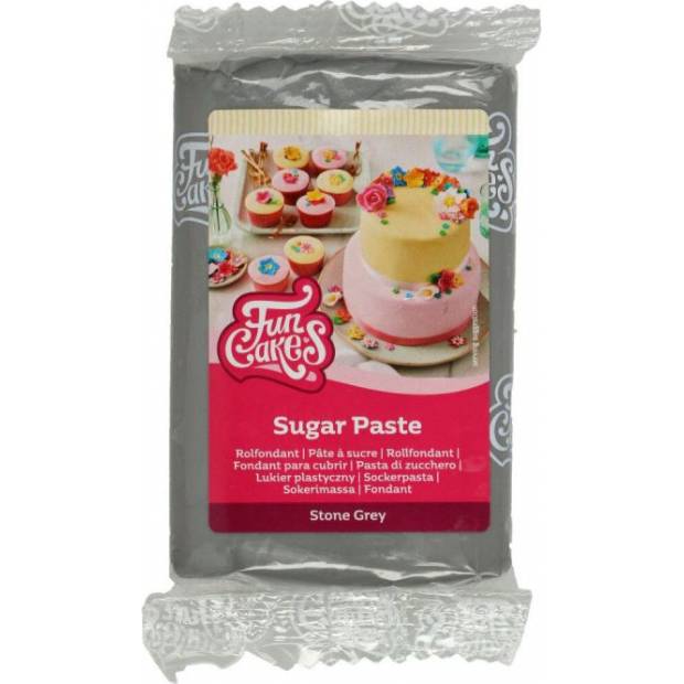 Potahovací hmota šedá 250g - FunCakes
