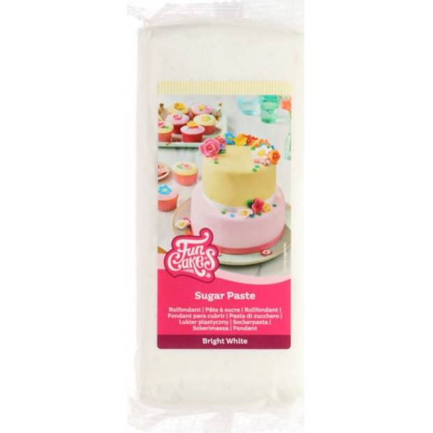 Potahovací hmota bílá 1kg - FunCakes