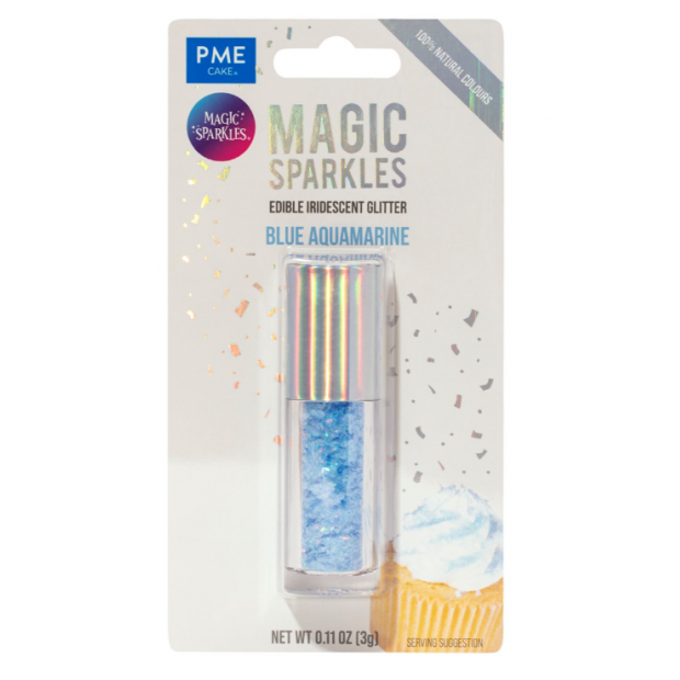 Kouzelné třpytky Blue Aquamarine 3g - PME