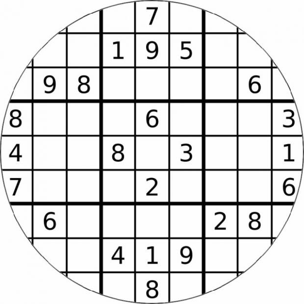 Jedlý papír sudoku 19,5cm - Pictu Hap