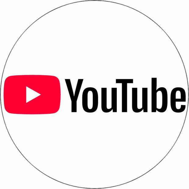 Jedlý papír YouTube 19,5cm - Pictu Hap