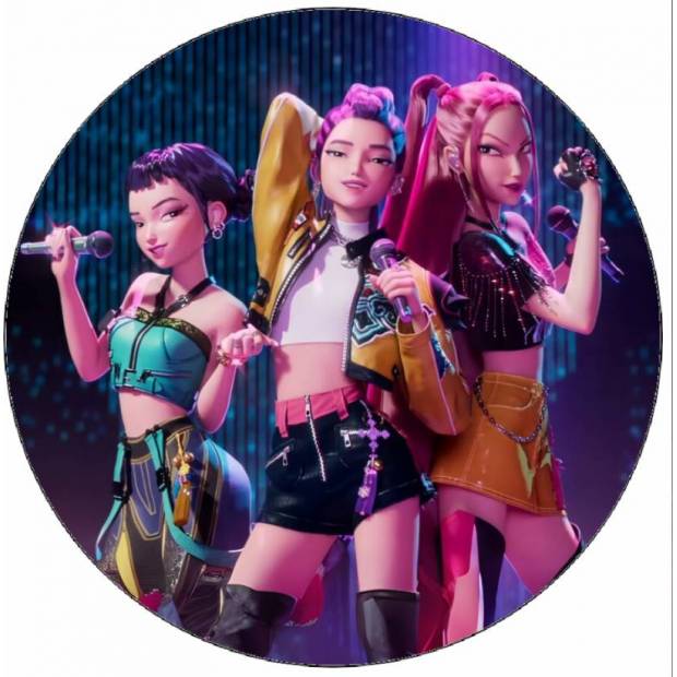 Jedlý papír K-pop Lovkyně démonů 19,5cm - Pictu Hap