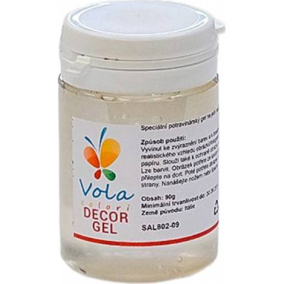 Decor Gel na jedlý papír 90g - Vola colori